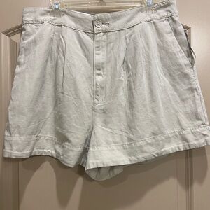 NWT Joie pleated cotton shorts